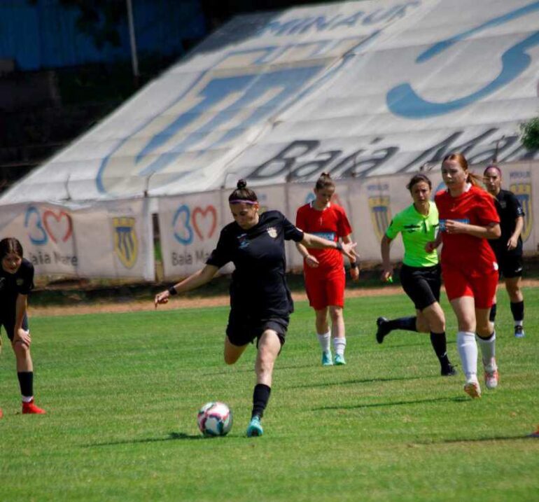 ACS Fotbal Feminin Baia Mare încheie sezonul cu o victorie categorică și se clasează pe locul 5 în Liga 2
