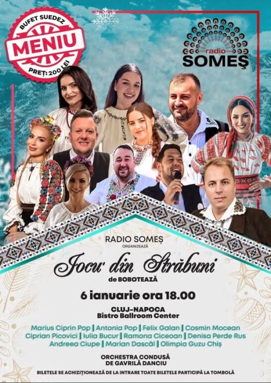 "Jocu' din Străbuni" – O Seară de Poveste, de Bobotează, cu Radio Someș la Cluj-Napoca