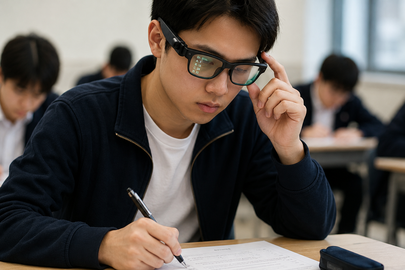 Ochelarii cu inteligență artificială schimbă modul în care se copiază la examene. Școlile și universitățile caută soluții
