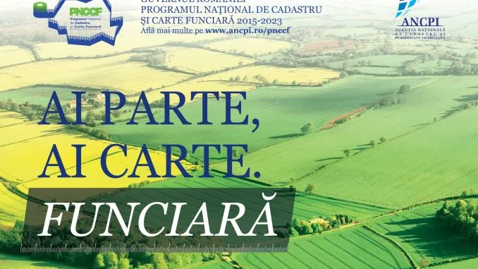 Anunț privind cadastrarea generală