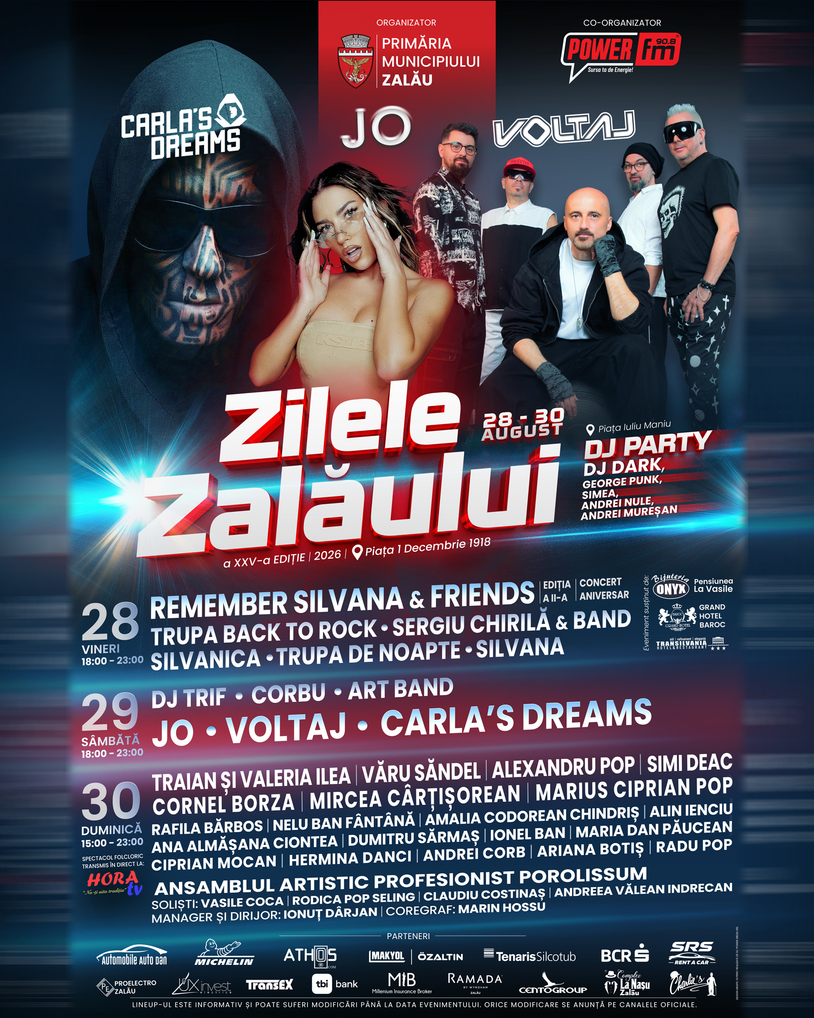 Zilele Municipiului Zalău: trei zile de spectacole și evenimente pentru întreaga comunitate!
