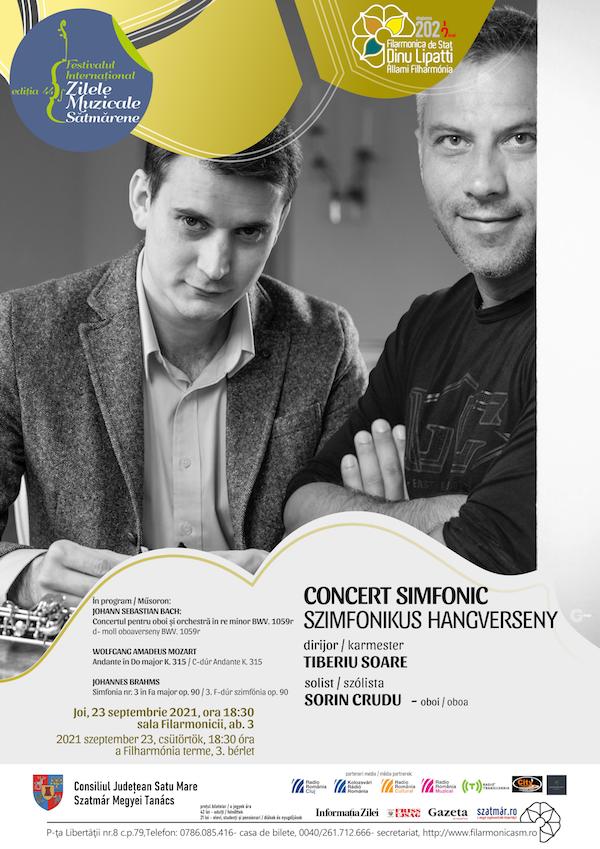 Concert de deschidere pentru cea de-a 49-a ediție a Festivalului Internațional „Zilele Muzicale Sătmărene”